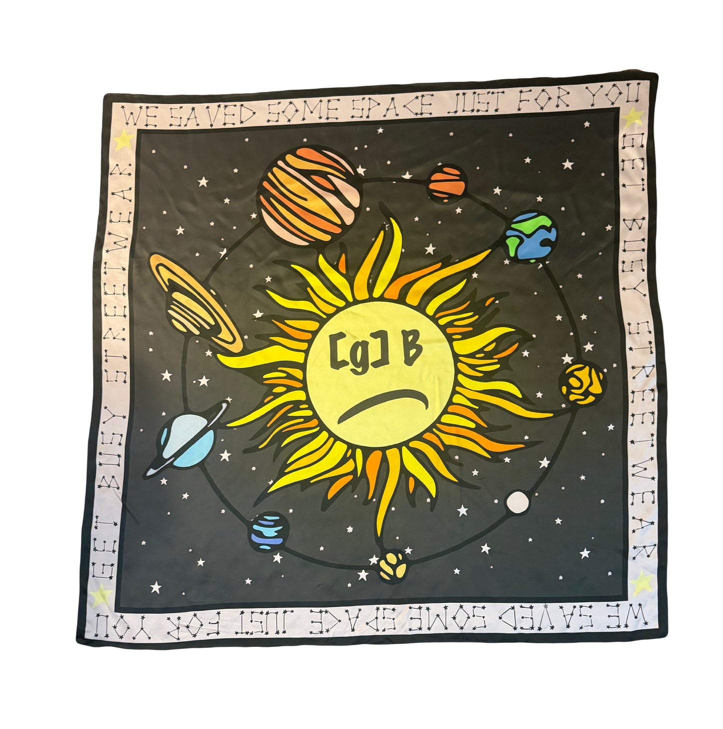 3FT SILK SOLAR SYSTEM SCARF