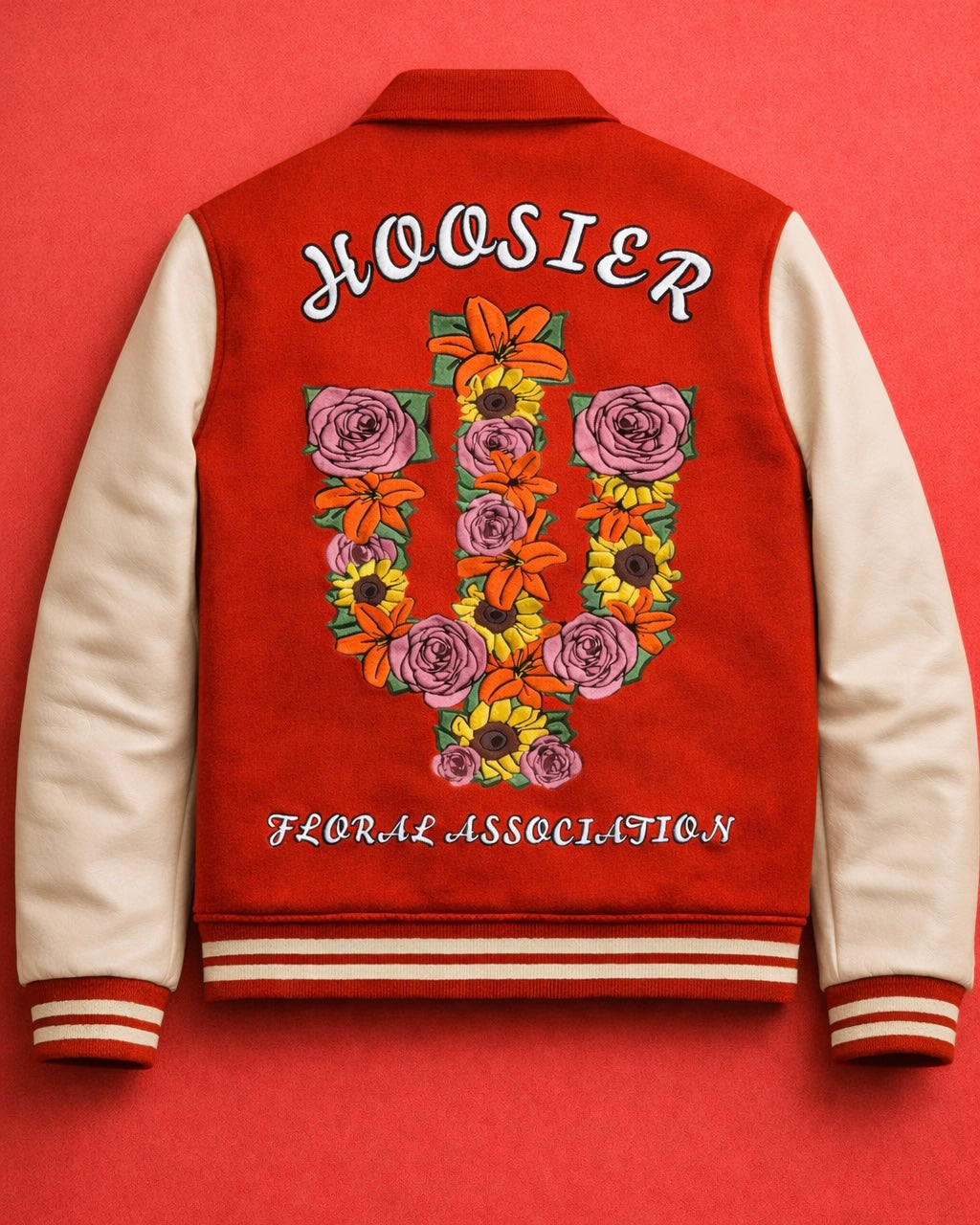 "GIVE THE HOOSIERS THEIR FLOWERS" Letterman Jacket V2 Re-Release Edition