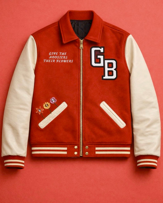 "GIVE THE HOOSIERS THEIR FLOWERS" Letterman Jacket V2 Re-Release Edition